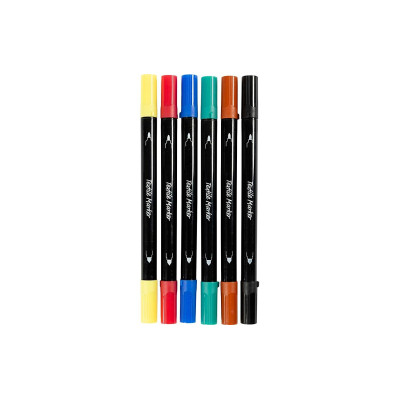 Creativ Company Textil-Marker, Mehrfarbig