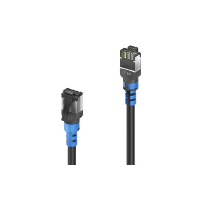 PureLink FlexInstall Patchkabel Cat 6A, S/FTP, 7.5 m, Schwarz 1 Stück