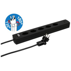 Max Hauri Steckdosenl. Safety Line 5x Typ 13 90° sw Scha. USB Mag. 5m Max Hauri Steckdosenl. Safety Line 5x Typ 13 90° sw Scha. USB Mag. 5m