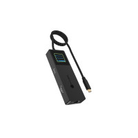 ICY BOX Dockingstation Spade Dock 4038 7-in-1, LCD, 10 Gbps, PD 100W