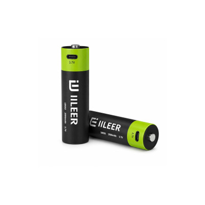 IILEER IILEER 18650 Lithium Akkus 2000 mAh 2 Stück