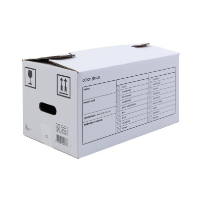 office focus Umzugsbox 34 l Weiss, 10 Stück office focus Umzugsbox 34 l Weiss, 10 Stück
