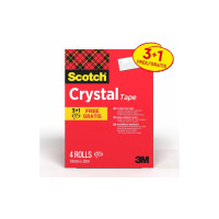 Scotch Crystal Clear 19 mm x 33 m, Transparent Scotch Crystal Clear 19 mm x 33 m, Transparent
