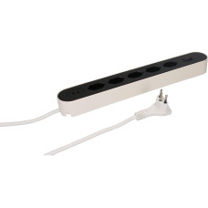 Max Hauri Design Line 5x Typ 13, 2x USB-C, Schalter, 2.2m, flach