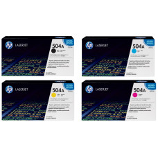 HP Rainbow Kit Nr. 504A (CE250A-CE253A) BL/C/M/Y