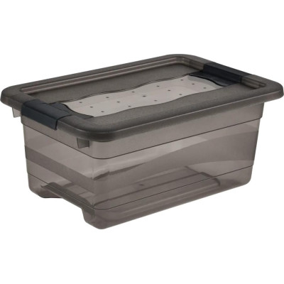 keeeper Aufbewahrungsbox Cornelia, Grau / transparent, 4 l