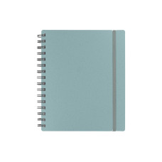Kolma Notizbuch Weizenstroh A5, kariert, Blau
