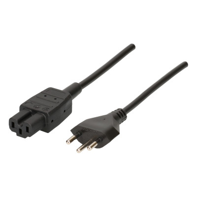 Max Hauri Netzkabel 2 m C15A-T12