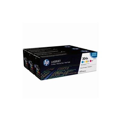 HP Toner Nr. 304A (CF372AM) Cyan/Magenta/Yellow