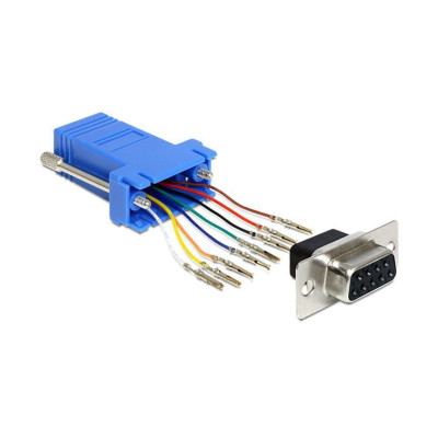 Delock Adapter RJ-45 - RS-232 DB9 (f-f) 0 cm