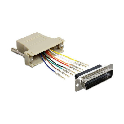 Delock Adapter RJ-45 - DB25 (f-m) 0 cm