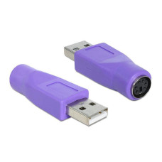 Delock USB 2.0 Adapter USB-A Stecker - PS/2