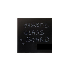 Bi-Office Magnethaftendes Glassboard 38 cm x 38 cm, Schwarz Bi-Office Magnethaftendes Glassboard 38 cm x 38 cm, Schwarz