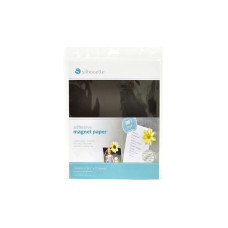 Silhouette Magnetpapier 4 Stück Schwarz