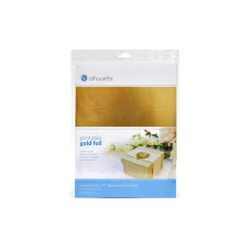 Silhouette Folie 21,5 cm x 28 cm Gold, bedruckbar Silhouette Folie 21,5 cm x 28 cm Gold, bedruckbar