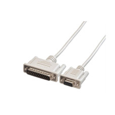 Diverse Adapterkabel RS-232 DB9 - DB25 (f-m) 3 m Diverse Adapterkabel RS-232 DB9 - DB25 (f-m) 3 m