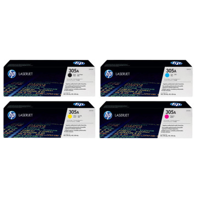 HP Rainbow Kit Nr. 305A (CE410A-CE413A) BL/C/M/Y HP Rainbow Kit Nr. 305A (CE410A-CE413A) BL/C/M/Y