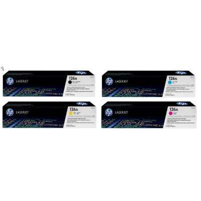 HP Rainbow Kit Nr. 126A (CE310A-CE313A) BL/C/M/Y