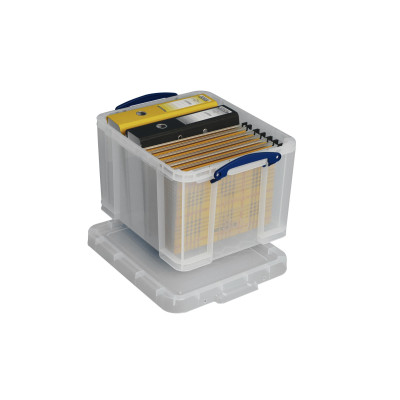 Really Useful Box Aufbewahrungsbox 35 Liter Transparent