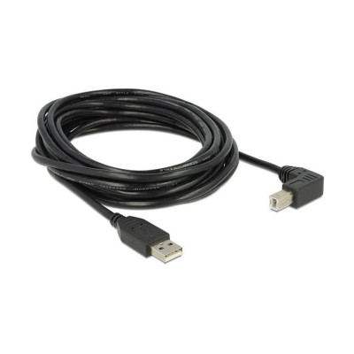 Delock USB 2.0-Kabel A - B gewinkelt 5 m Delock USB 2.0-Kabel A - B gewinkelt 5 m
