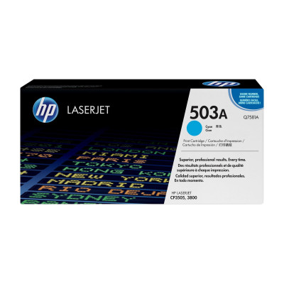 HP Toner Nr. 503A (Q7581A) Cyan