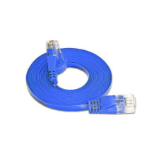 SLIM Slimpatchkabel  Cat 6, UTP, 7.5 m, Blau