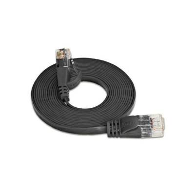 SLIM Slimpatchkabel Cat 6, UTP, 5 m, Schwarz SLIM Slimpatchkabel Cat 6, UTP, 5 m, Schwarz