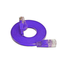 SLIM Slimpatchkabel  Cat 6, UTP, 7.5 m, Violett