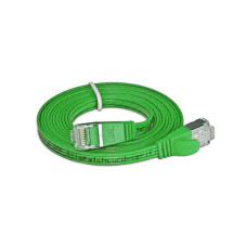 SLIM Slimpatchkabel  Cat 6, STP, 0.5 m, Grün
