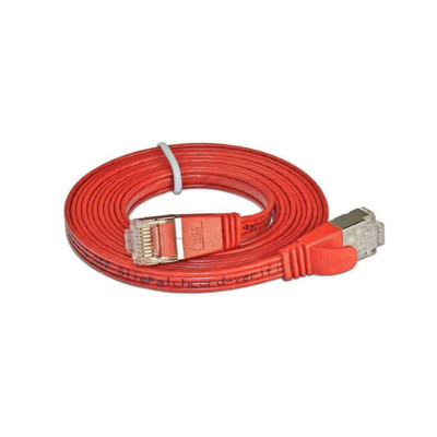 SLIM Slimpatchkabel  Cat 6, STP, 0.5 m, Rot