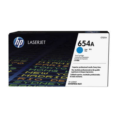 HP Toner Nr. 654A (CF331A) Cyan