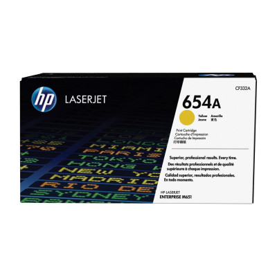 HP Toner Nr. 654A (CF332A) Yellow