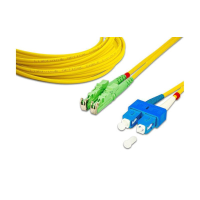Lightwin LWL-Patchkabel E2000/APC-SC, Singlemode, Duplex, 2m