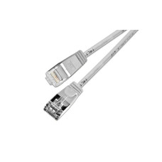 SLIM Slimpatchkabel  Cat 6, U/FTP, 2 m, Grau