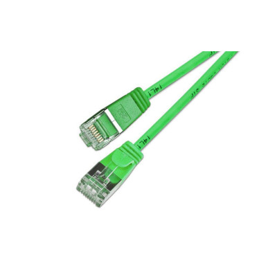 SLIM Slimpatchkabel  Cat 6, U/FTP, 2 m, Grün