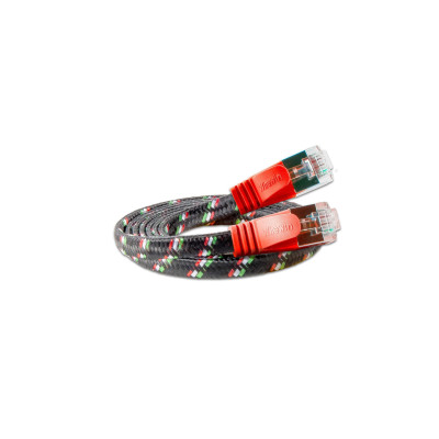SLIM Slimpatchkabel  Cat 6, STP, 0.5 m, Rot