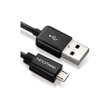 deleyCON USB 2.0-Kabel USB A - Micro-USB B 0.15 m