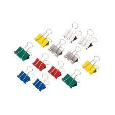 Maul Papierklemme Mauly 4 mm, 12 Stück, Mehrfarbig