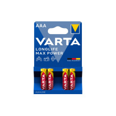 Varta Batterie Longlife Max Power AAA 4 Stück