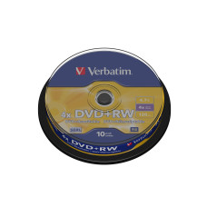 Verbatim DVD-RW DVD+RW 4.7 GB, Spindel (10 Stück)
