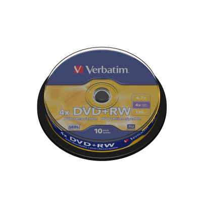 Verbatim DVD-RW DVD+RW 4.7 GB, Spindel (10 Stück) Verbatim DVD-RW DVD+RW 4.7 GB, Spindel (10 Stück)