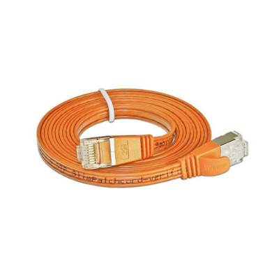 SLIM Slimpatchkabel  Cat 6, STP, 0.15 m, Orange