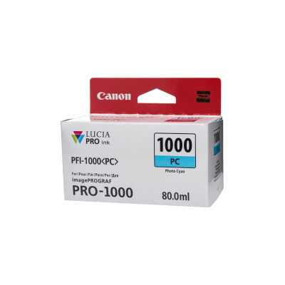 Canon Tinte PFI-1000PC / 0550C001 Cyan