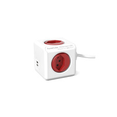 Allocacoc Tischsteckdosenleiste PowerCube Extended 4x T13 mit USB
