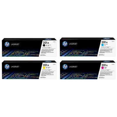 HP Rainbow Kit Nr. 201A (CF400A-CF403A) BL/C/M/Y