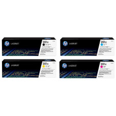HP Rainbow Kit Nr. 201X (CF400X-CF403X) BL/C/M/Y HP Rainbow Kit Nr. 201X (CF400X-CF403X) BL/C/M/Y
