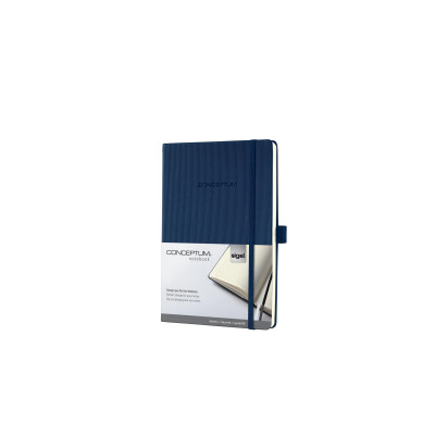 Sigel Notizbuch Conceptum A5, Kariert, Blau