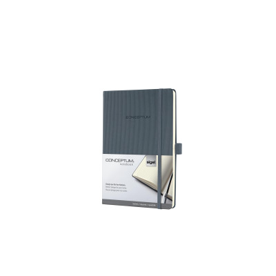 Sigel Notizbuch Conceptum A5, Kariert, Dunkelgrau Sigel Notizbuch Conceptum A5, Kariert, Dunkelgrau