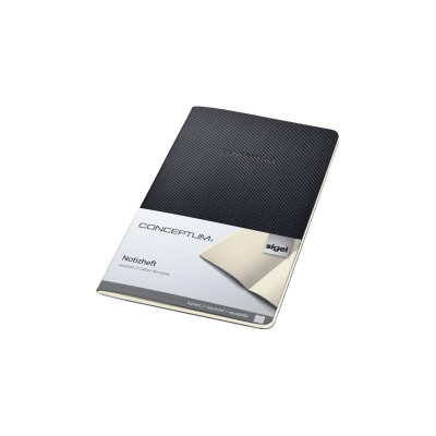 Sigel Notizheft Conceptum A6, Kariert, Schwarz Sigel Notizheft Conceptum A6, Kariert, Schwarz