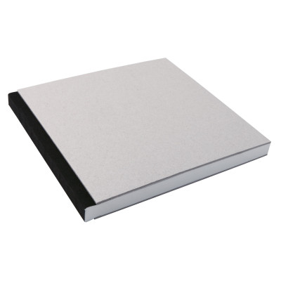 Sigel Notizbuch 21 x 21 cm, Uni, Schwarz Sigel Notizbuch 21 x 21 cm, Uni, Schwarz